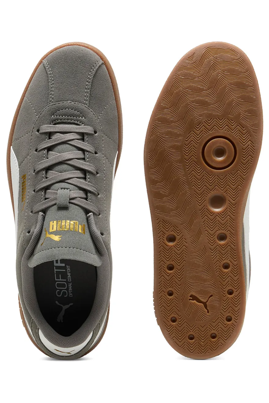 Sneakers Grigie in Pelle Puma Club II
