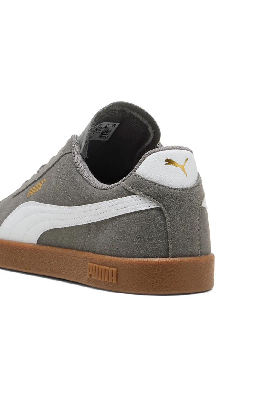 Sneakers Grigie in Pelle Puma Club II