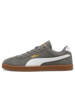 Sneakers Grigie in Pelle Puma Club II