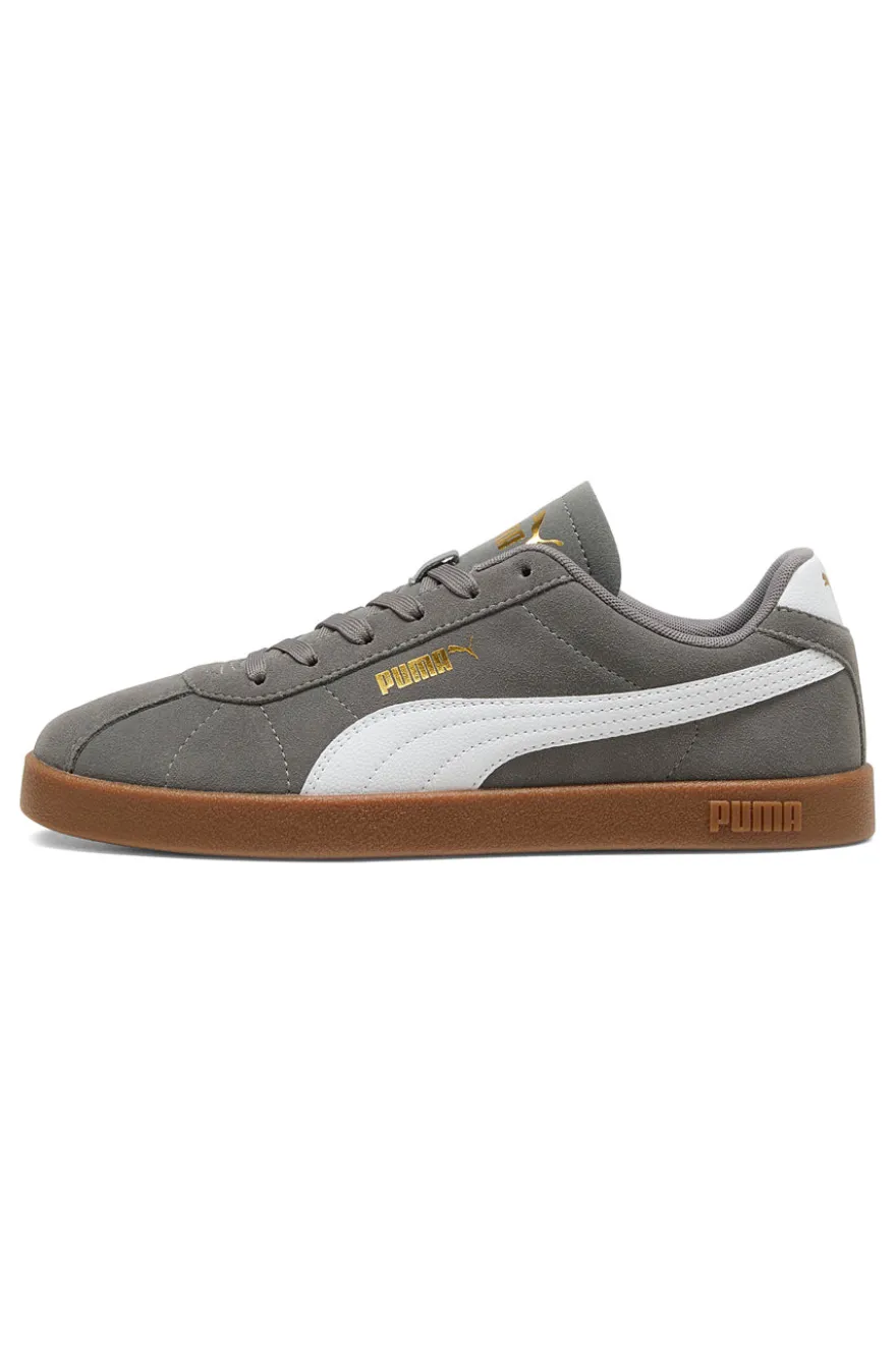 Sneakers Grigie in Pelle Puma Club II