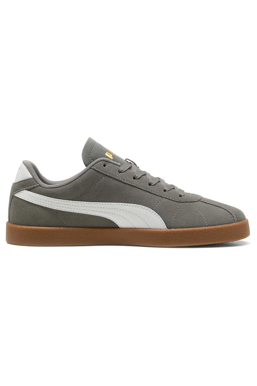 Sneakers Grigie in Pelle Puma Club II