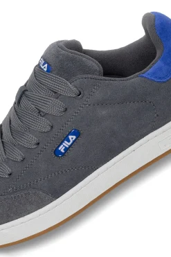 Sneakers grigie in suede con dettagli blu Fila FFM0437