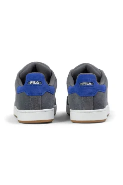Sneakers grigie in suede con dettagli blu Fila FFM0437