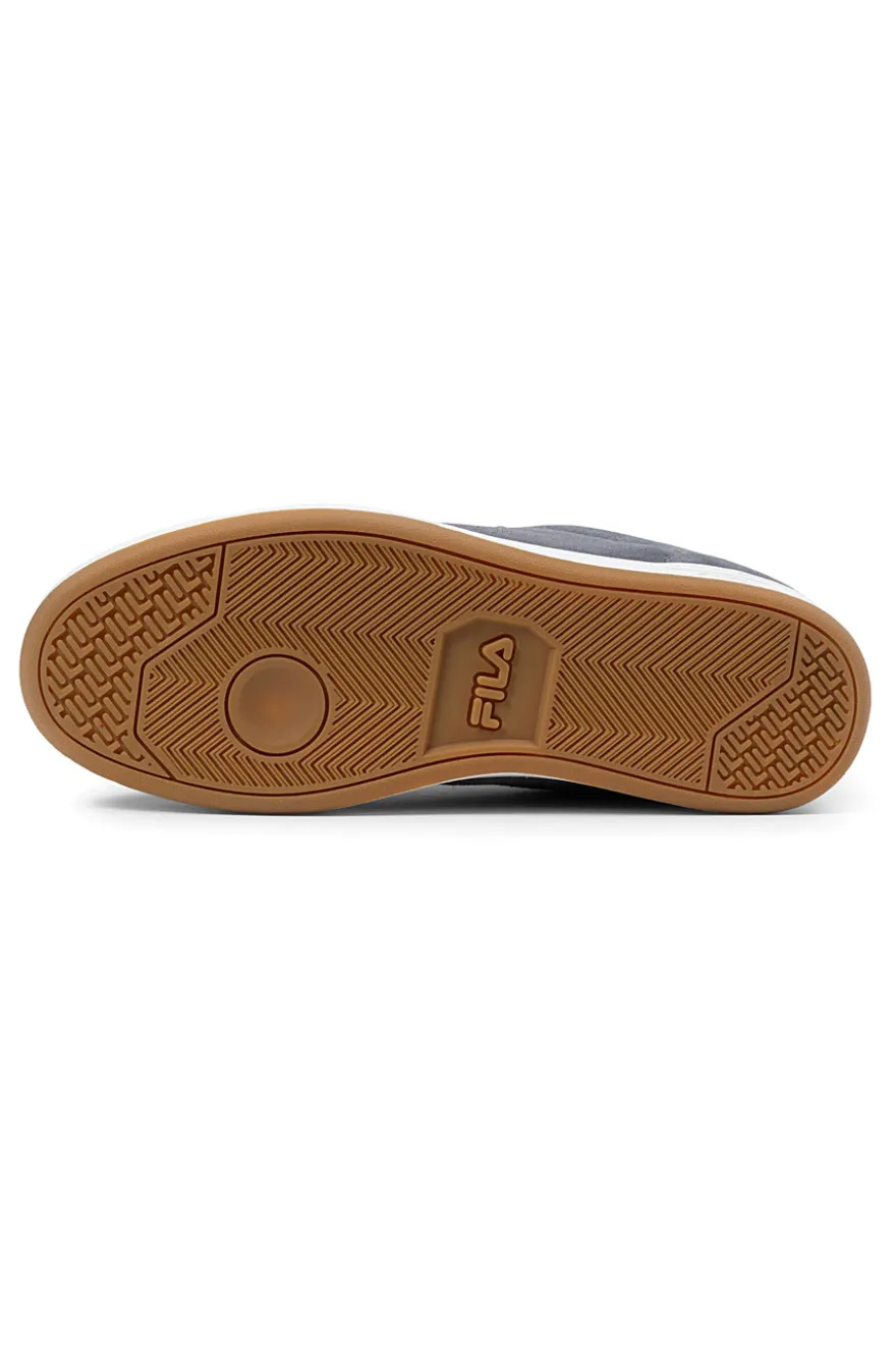 Sneakers grigie in suede con dettagli blu Fila FFM0437