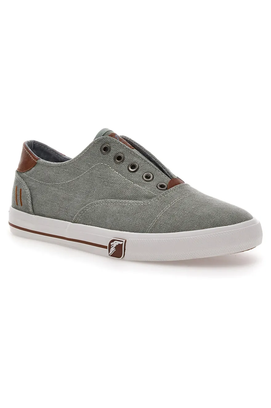 Sneakers Grigie in Tela senza Lacci Goodyear 41033