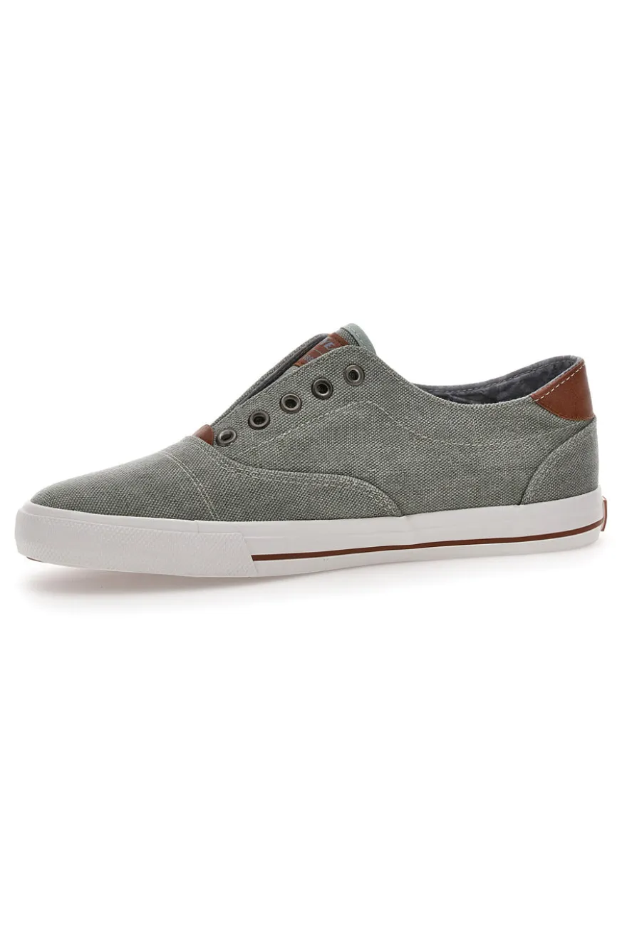 Sneakers Grigie in Tela senza Lacci Goodyear 41033