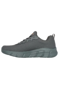 Sneakers grigie in tessuto knit con Memory Foam Skechers Bobs B Flex Chill Edge