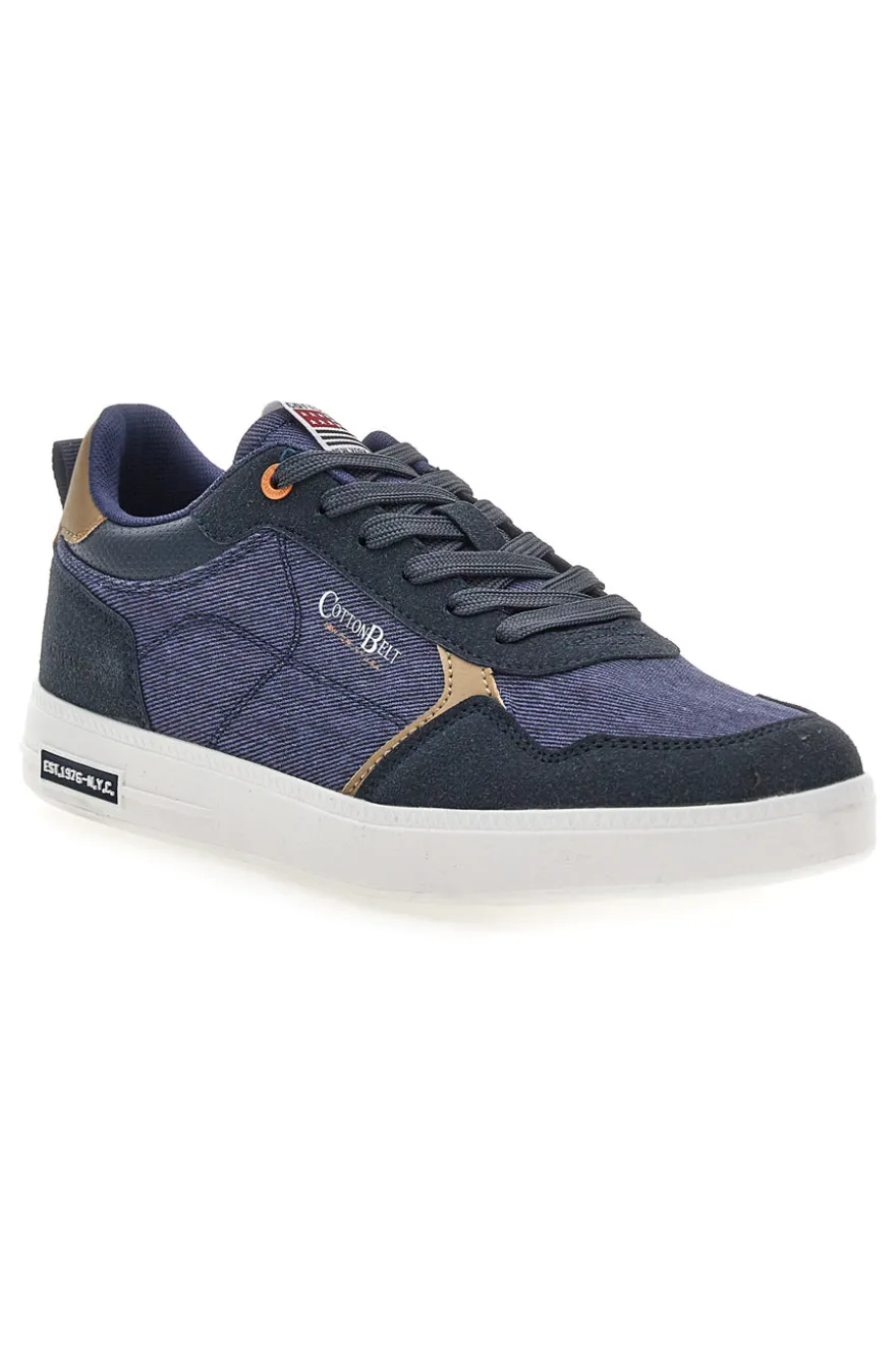 Sneakers grigie in tessuto con punta a contrasto Cotton Belt Hook CVS