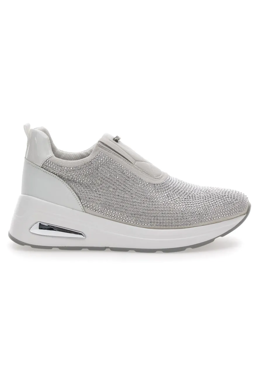 Sneakers Grigie Platform Inblu 369 IN