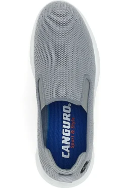 Sneakers Grigie Slip On con Tomaia in Mesh CANGURO CA1232