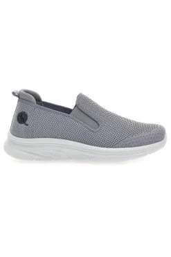 Sneakers Grigie Slip On con Tomaia in Mesh CANGURO CA1232