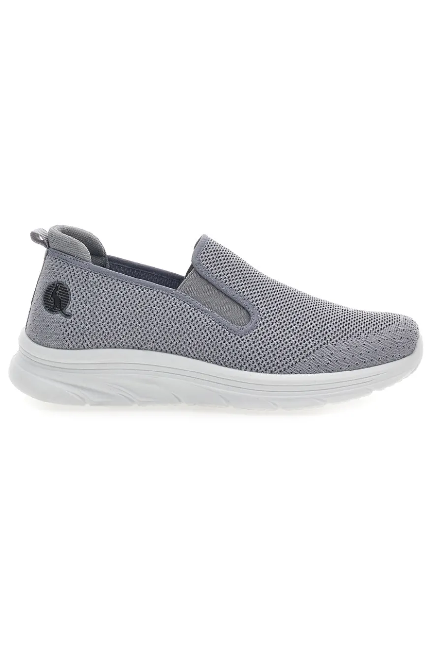 Sneakers Grigie Slip On con Tomaia in Mesh CANGURO CA1232