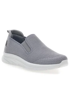 Sneakers Grigie Slip On con Tomaia in Mesh CANGURO CA1232