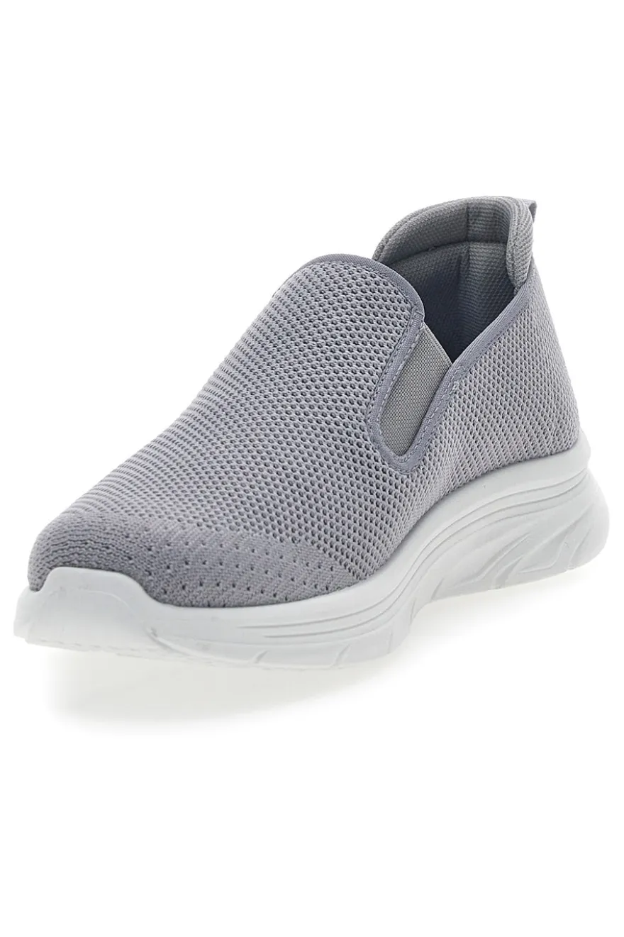 Sneakers Grigie Slip On con Tomaia in Mesh CANGURO CA1232