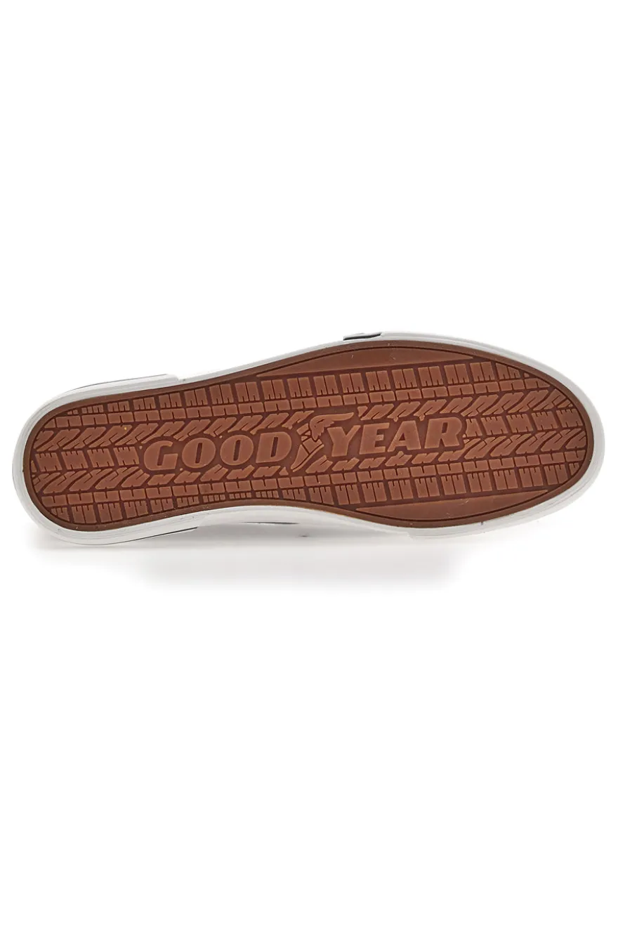 Sneakers Grigie Slip-On In Tela Goodyear 41037