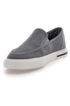 Sneakers Grigie Slip-On In Tela Goodyear 41037