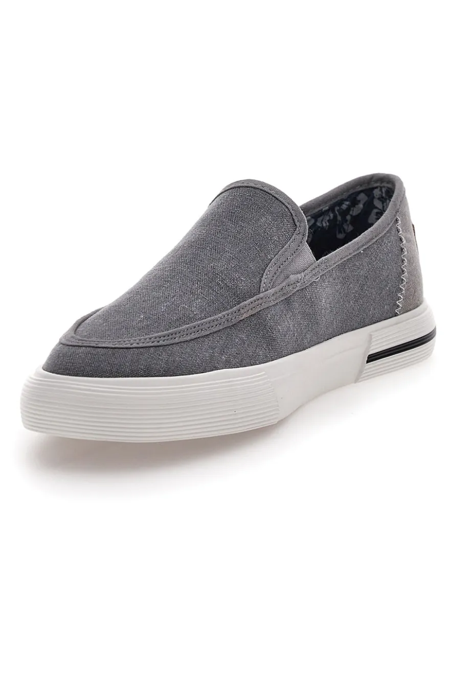 Sneakers Grigie Slip-On In Tela Goodyear 41037