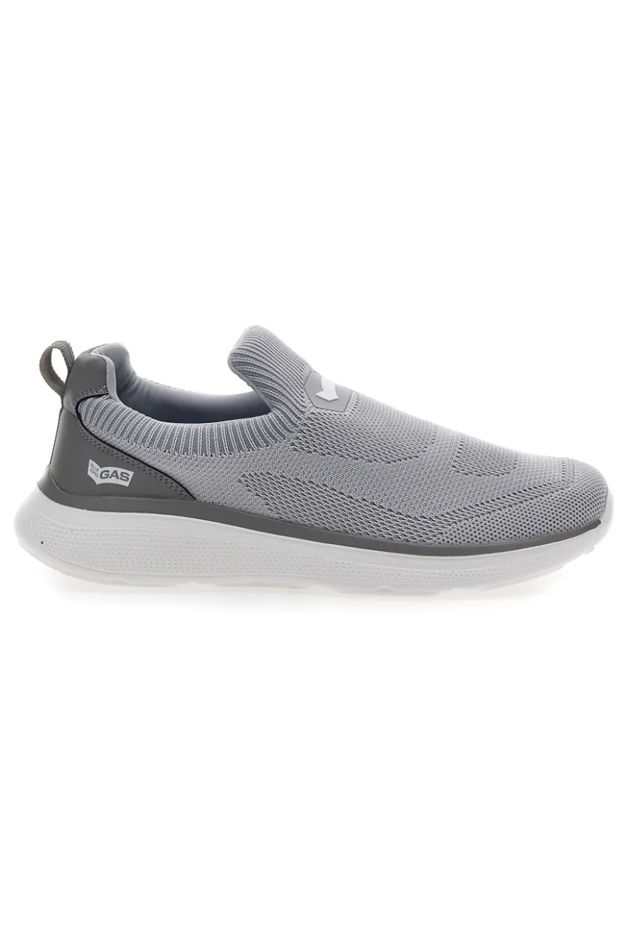 Sneakers Grigie Slip-on Senza Lacci Gas Zanzi Knit