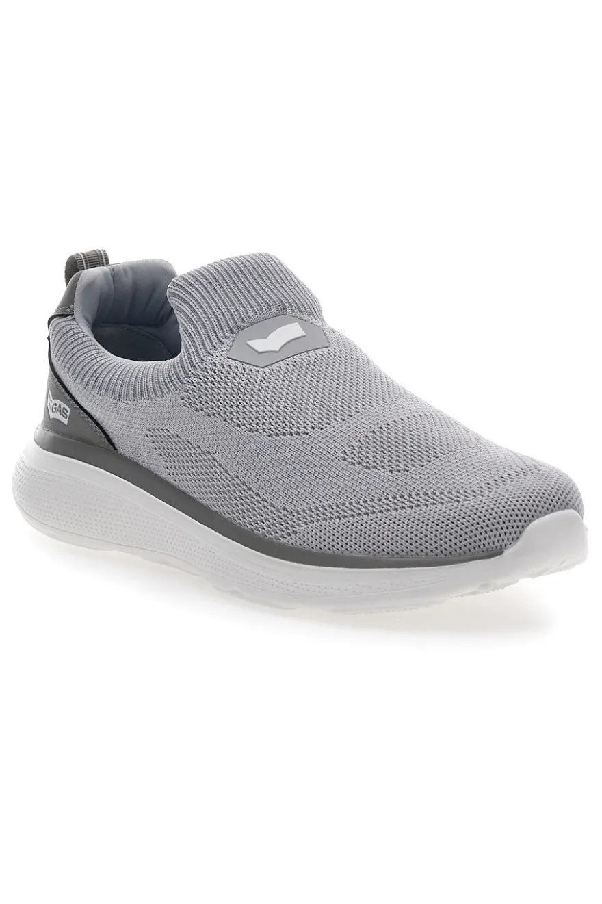 Sneakers Grigie Slip-on Senza Lacci Gas Zanzi Knit