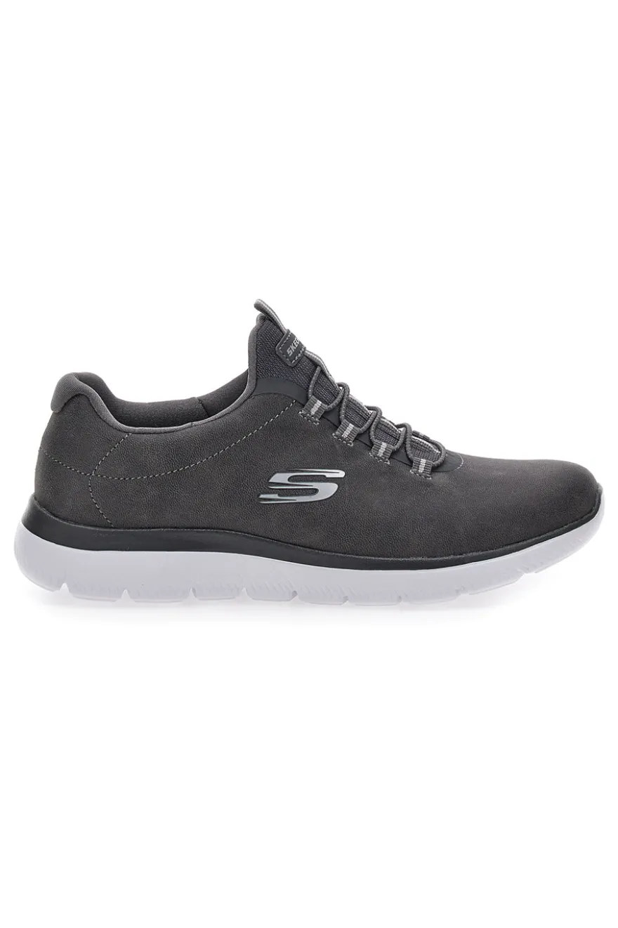 Sneakers Grigie Slip-on Skechers Summits-Itz Bazik