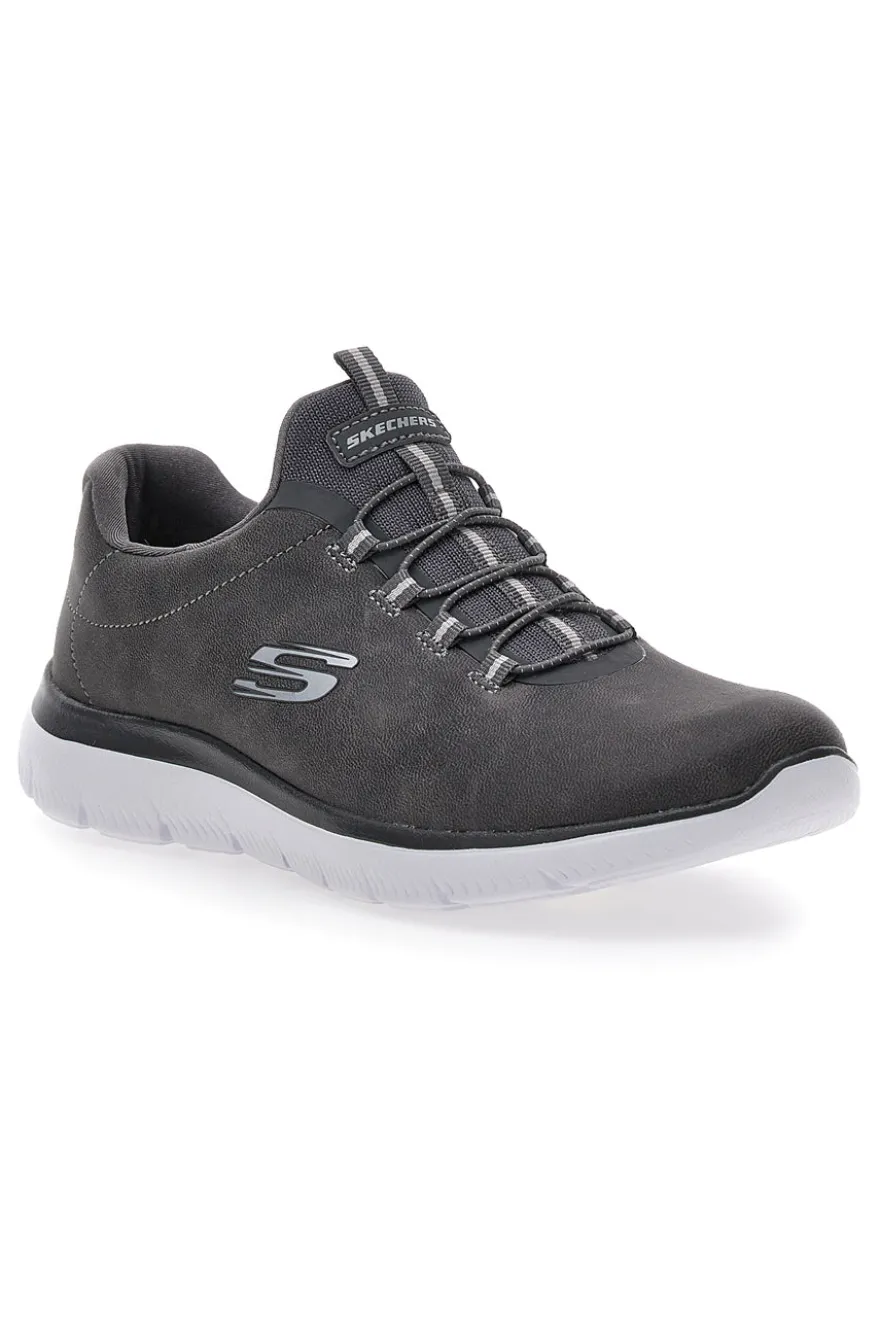Sneakers Grigie Slip-on Skechers Summits-Itz Bazik