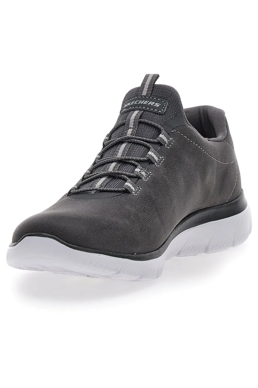 Sneakers Grigie Slip-on Skechers Summits-Itz Bazik