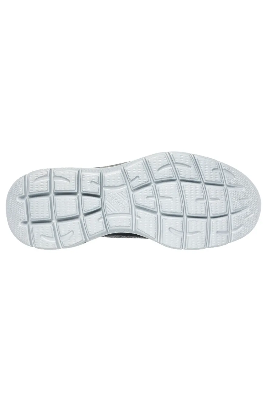 Sneakers grigio antracite slip-on con soletta memory foam Skechers Summits Key Pace da Uomo