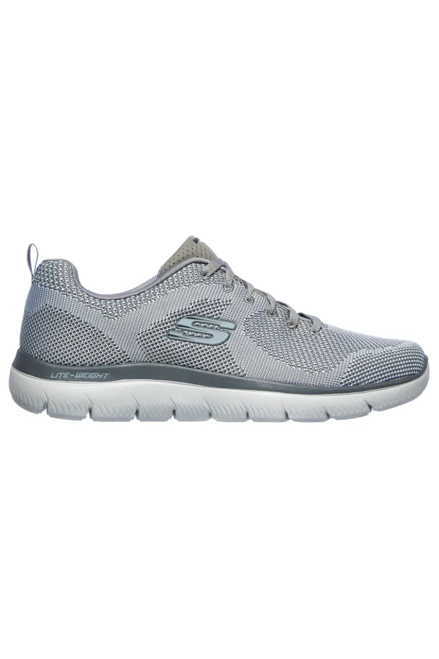 Sneakers grigio chiaro Memory Foam Skechers Summits Brisbane