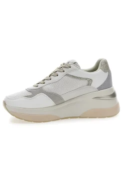Sneakers Grigio e Bianco zeppa comfort in pelle Pittarello capsule Benny