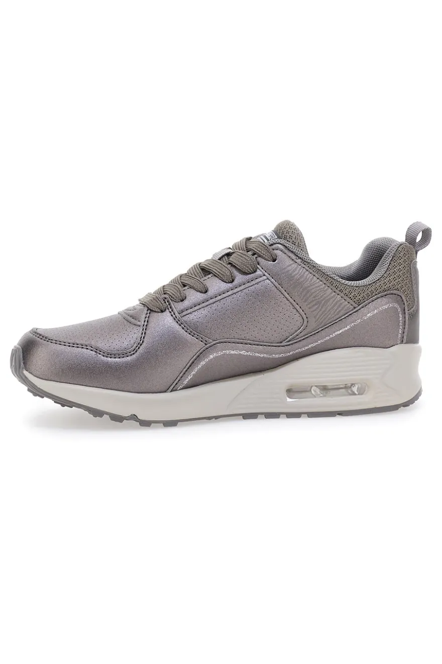 Sneakers grigio metallizzato con memory comfort Australian AU32W111 AIR PLUS