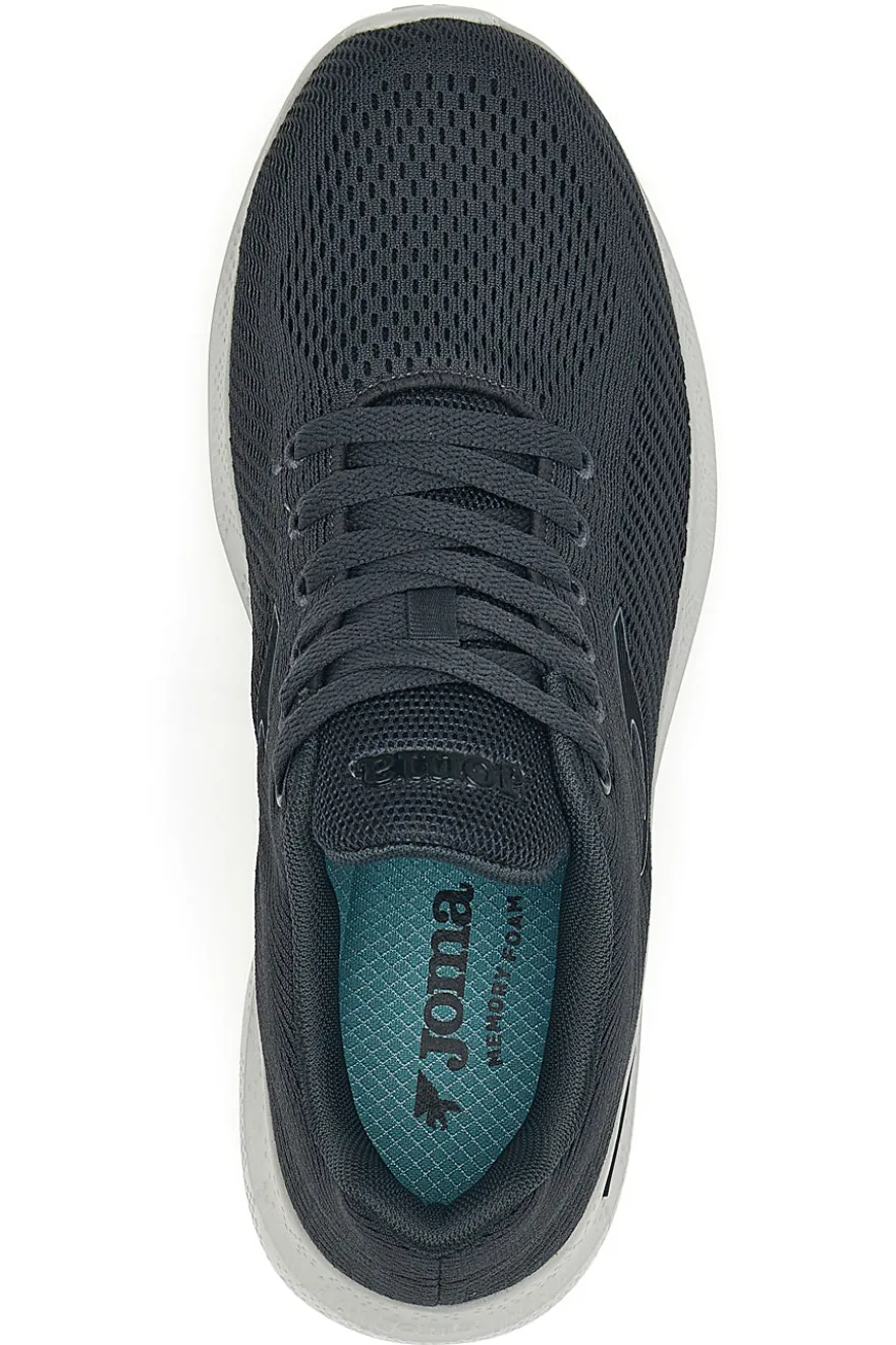 Sneakers grigio scuro con suola chiara e memory foam Joma Corinto Men 2522