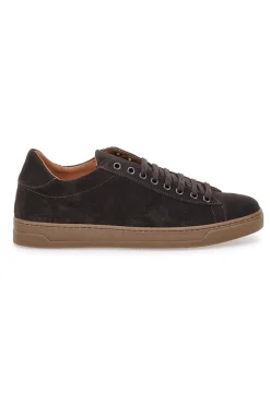 Sneakers in camoscio marrone scuro Made in Italy PITTARELLO FOCUS 3021