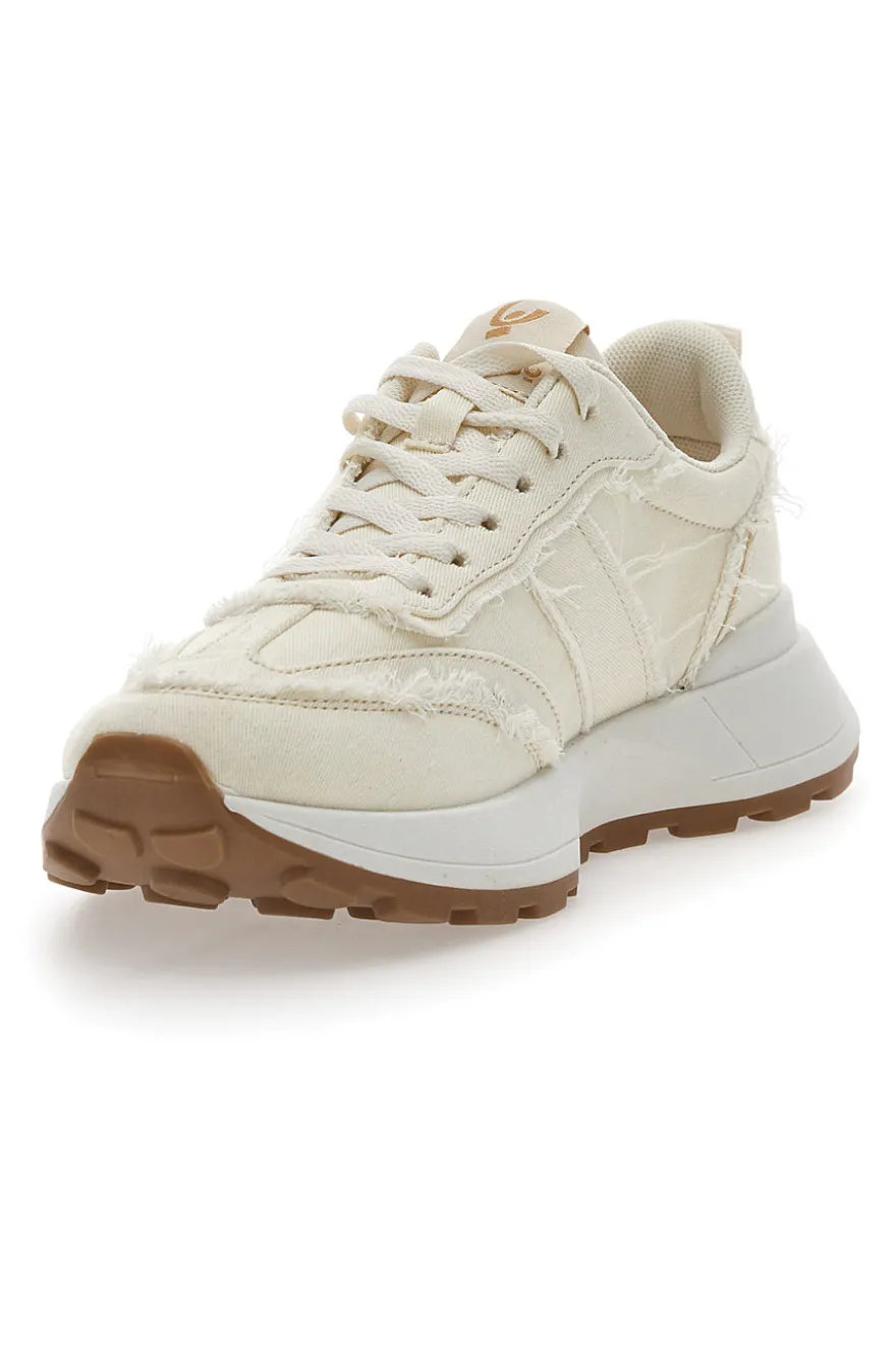Sneakers in Denim Panna Freddy 7604