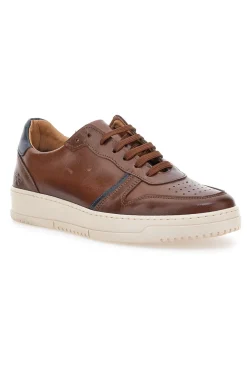Sneakers in pelle marroni PTR 3001
