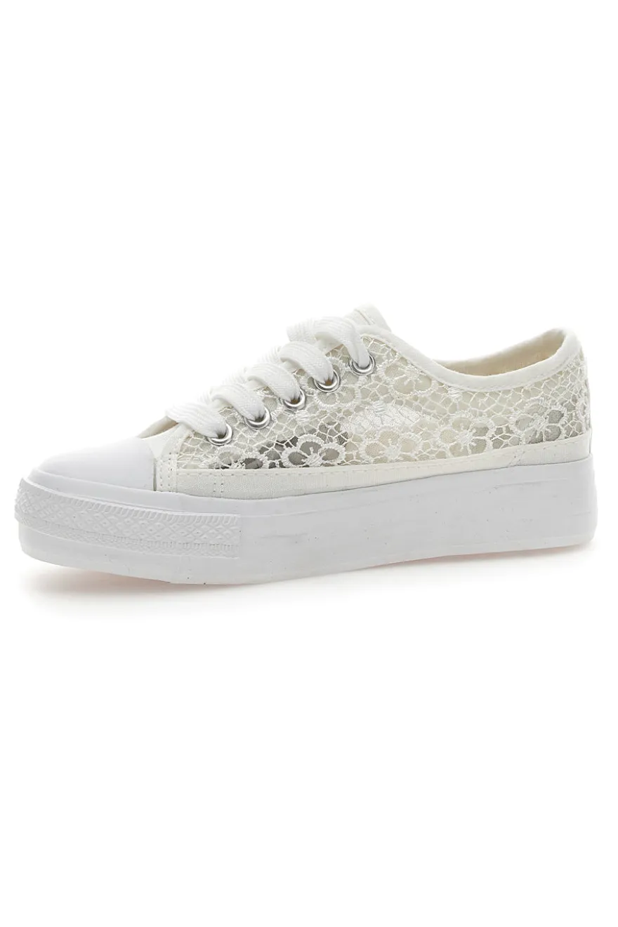 Sneakers in Pizzo Bianche Energy 111