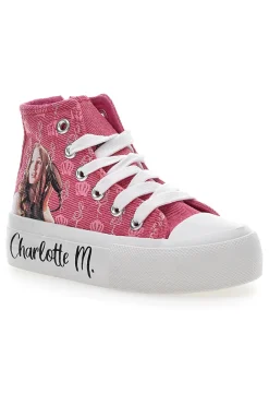Sneakers In Tela Charlotte 7901 Fucsia