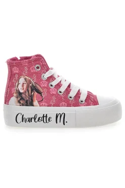 Sneakers In Tela Charlotte 7901 Fucsia
