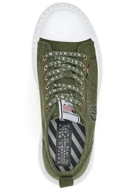 Sneakers in Tela Cotton Belt Dre Low CVS oliva
