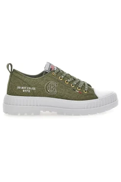 Sneakers in Tela Cotton Belt Dre Low CVS oliva