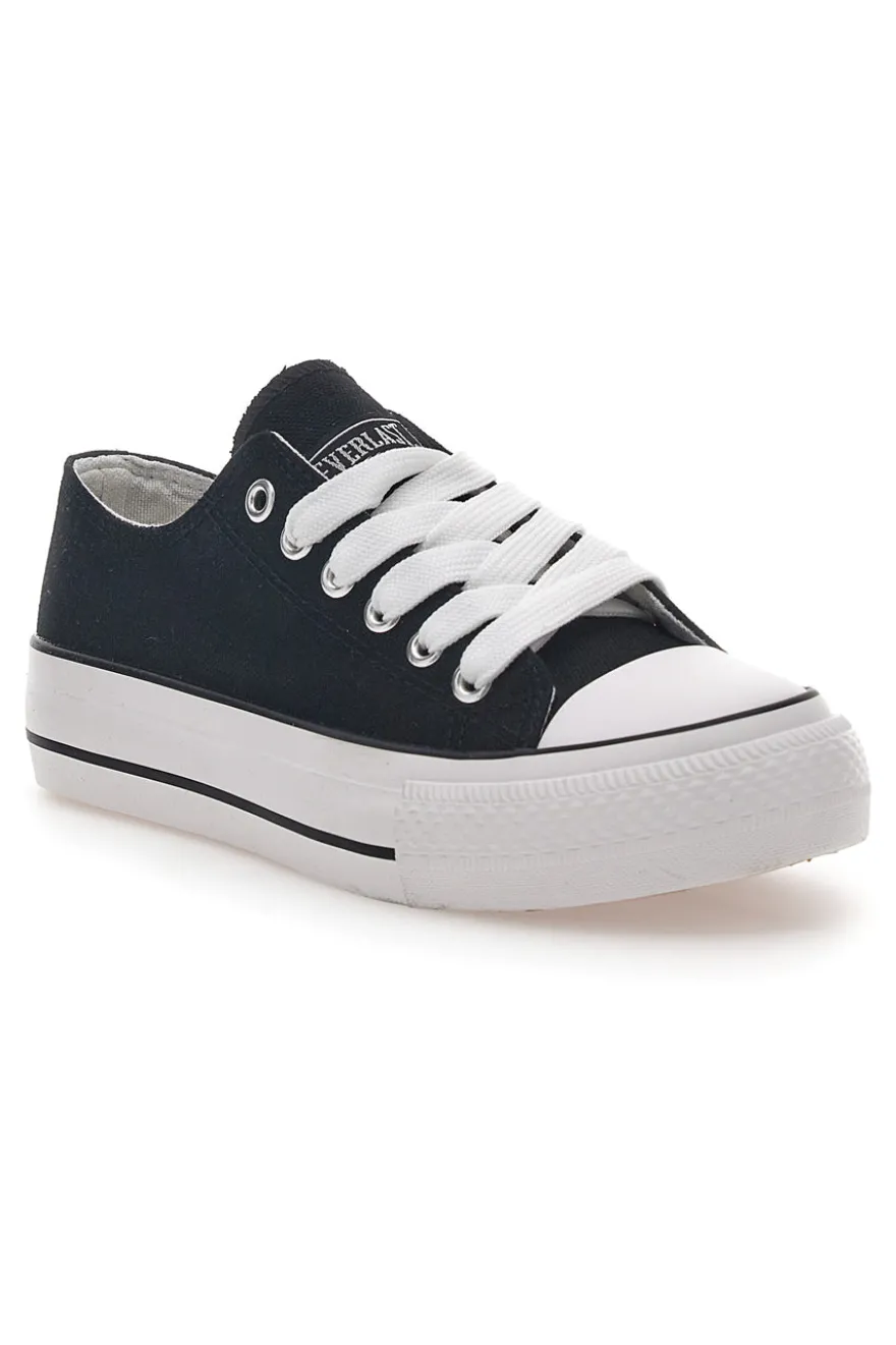Sneakers in Tela da Donna Nere Everlast 2137