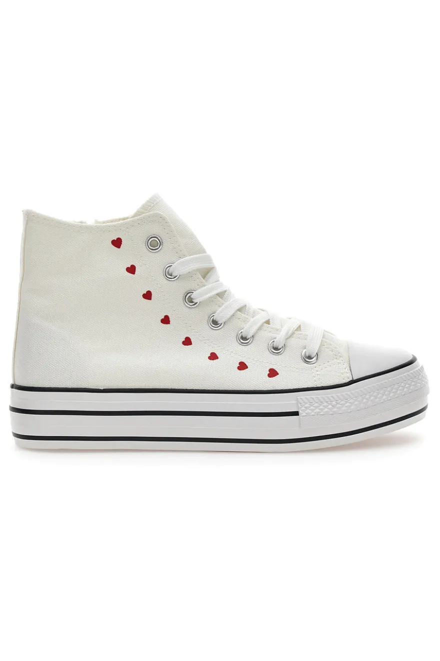 Sneakers In Tela Energy 102 Bianche