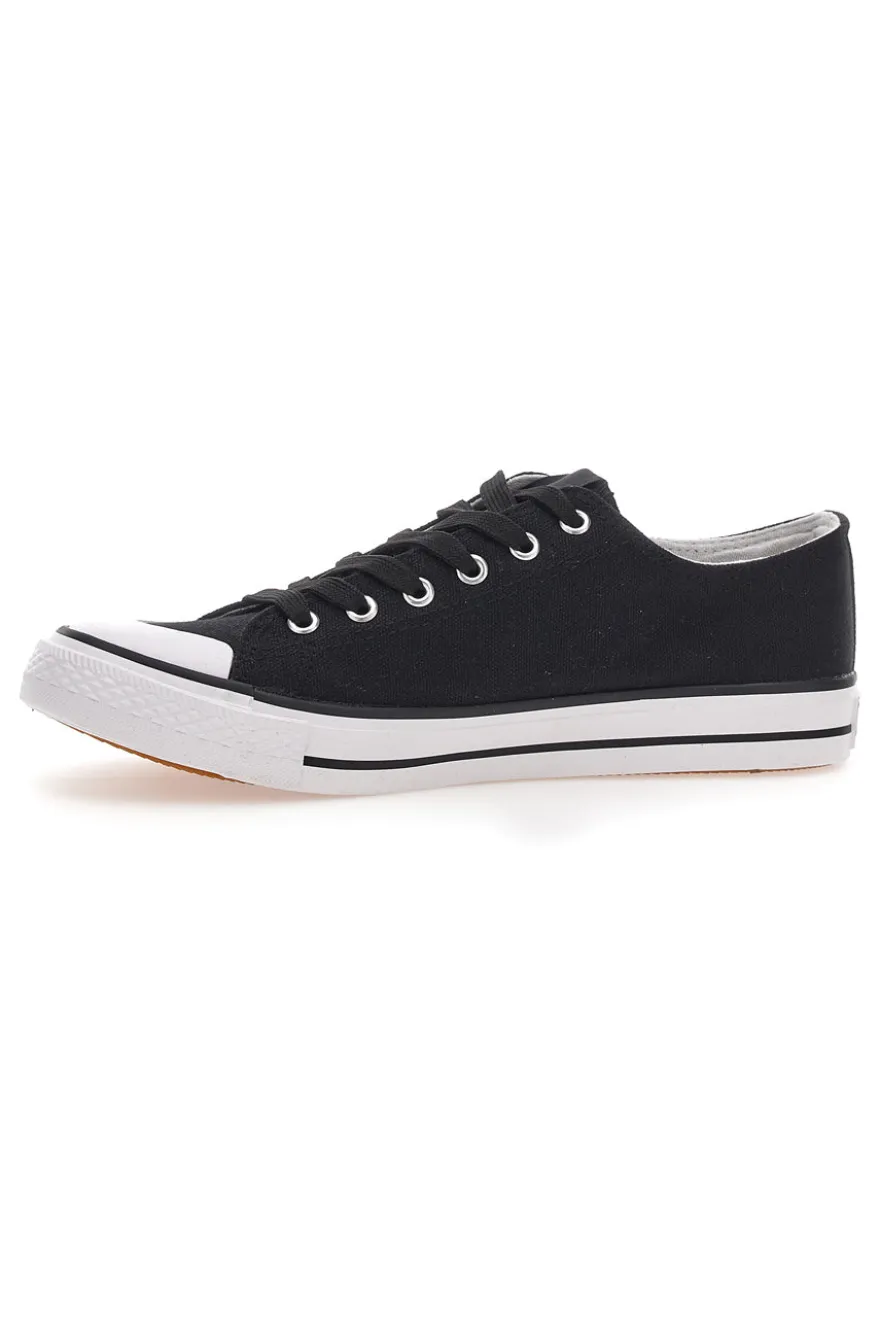 Sneakers in tela Everlast 2302130 Nere