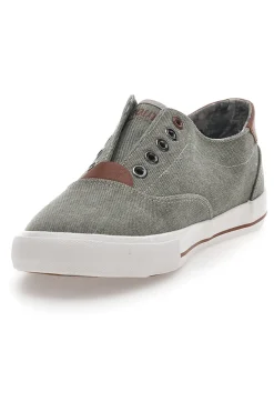 Sneakers in Tela Grigio Route 66 91414
