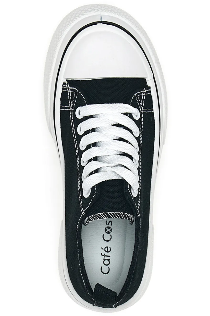 Sneakers in Tela Nere Cafè Cost 210