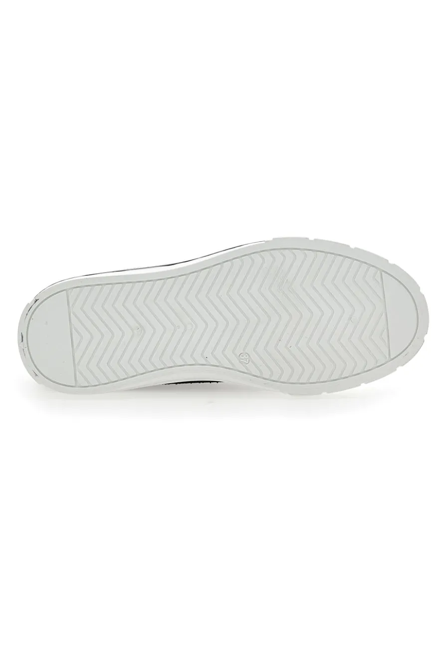 Sneakers in tela traforata Grazie 3581 Nera
