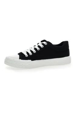 Sneakers in tela traforata Grazie 3581 Nera
