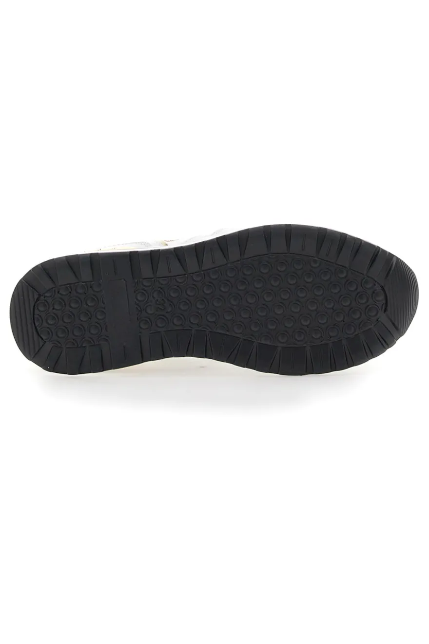 Sneakers Laura Biagiotti 8370 Bianche Oro