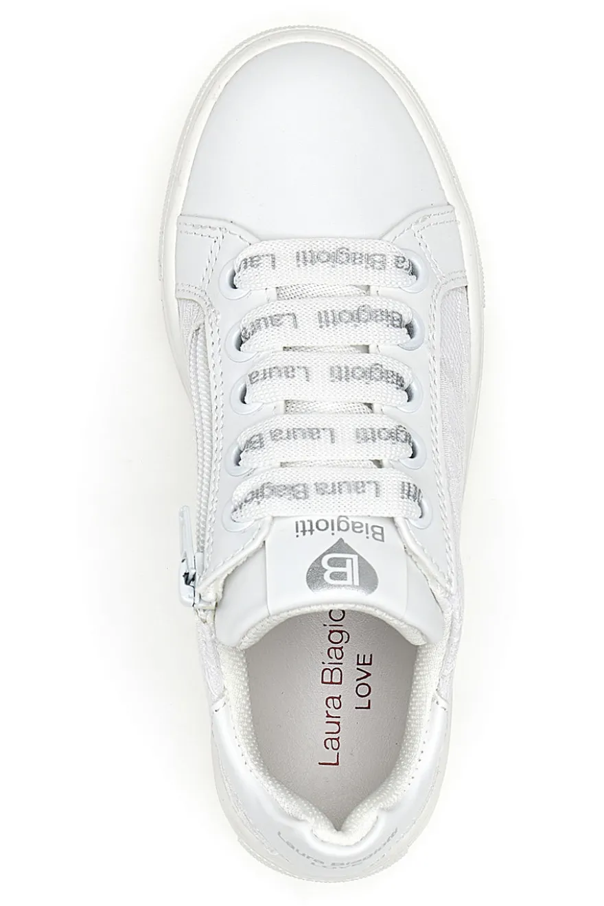 Sneakers Laura Biagiotti 8321 Bianche Argento