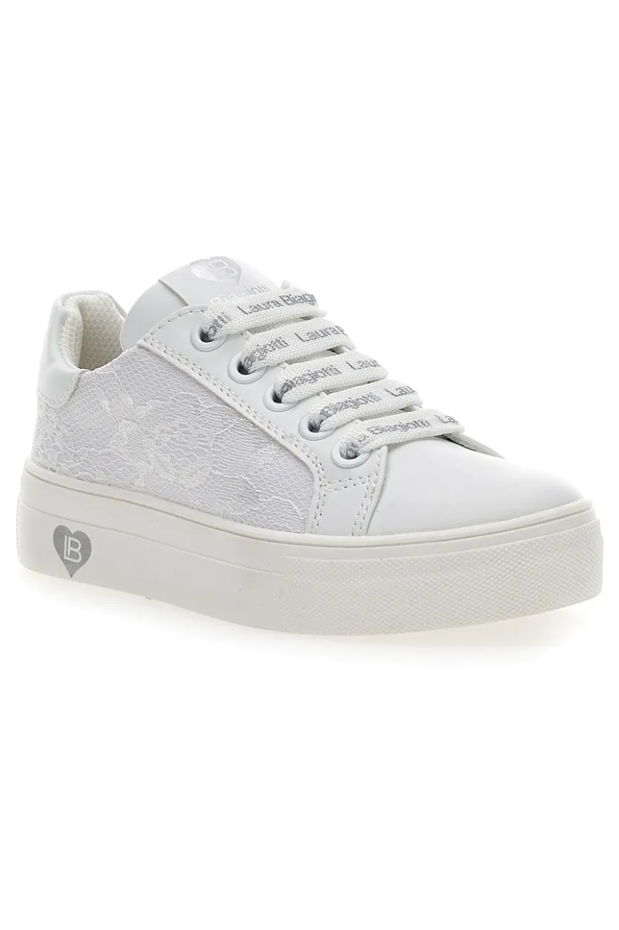 Sneakers Laura Biagiotti 8321 Bianche Argento