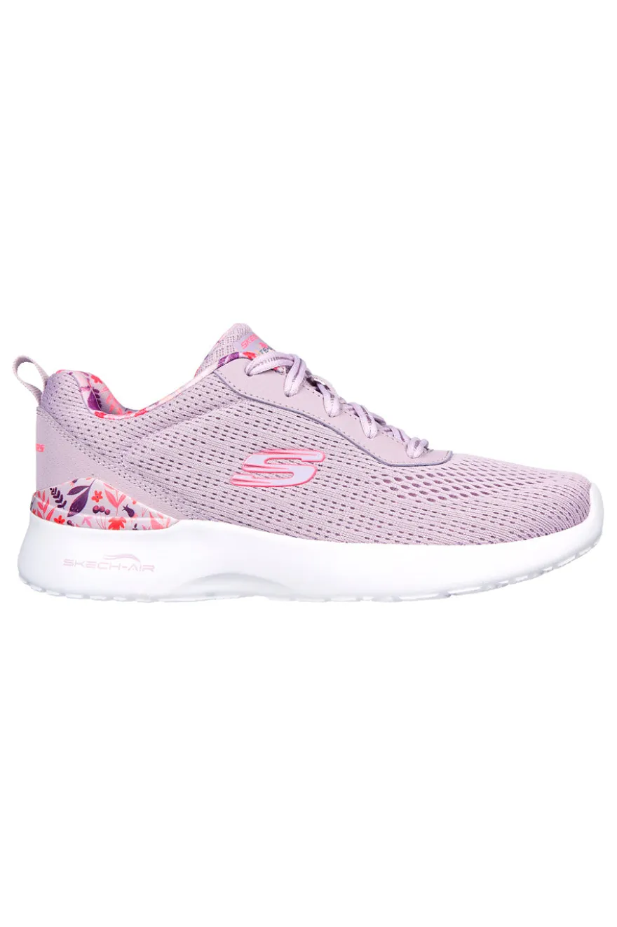 Sneakers lavanda in mesh con suola ad aria e Memory Foam Skechers Skech-Air Dynamight Laid Out